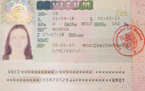виза D в Чехию 2022